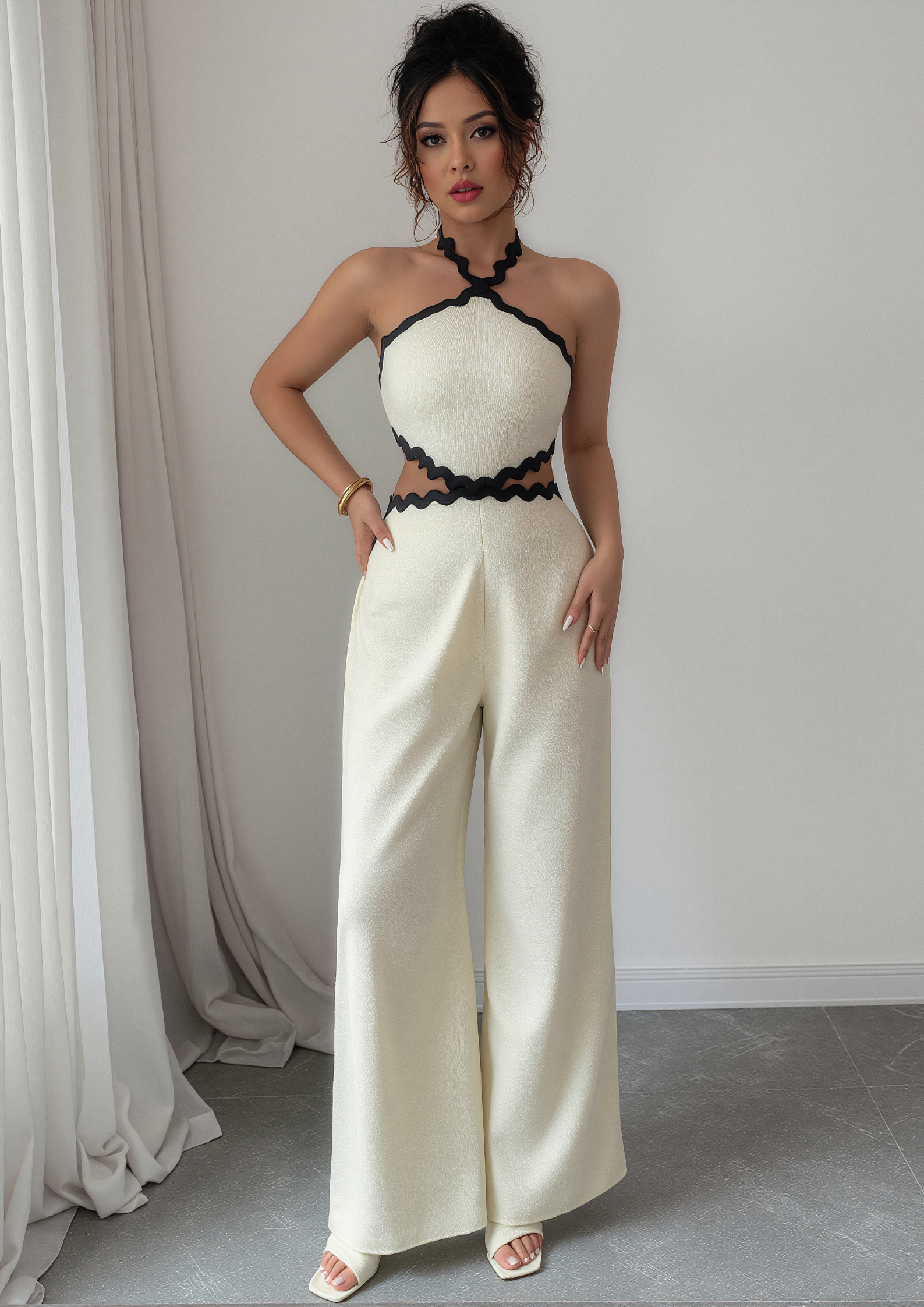 Ivory Halter Co-Ord Set