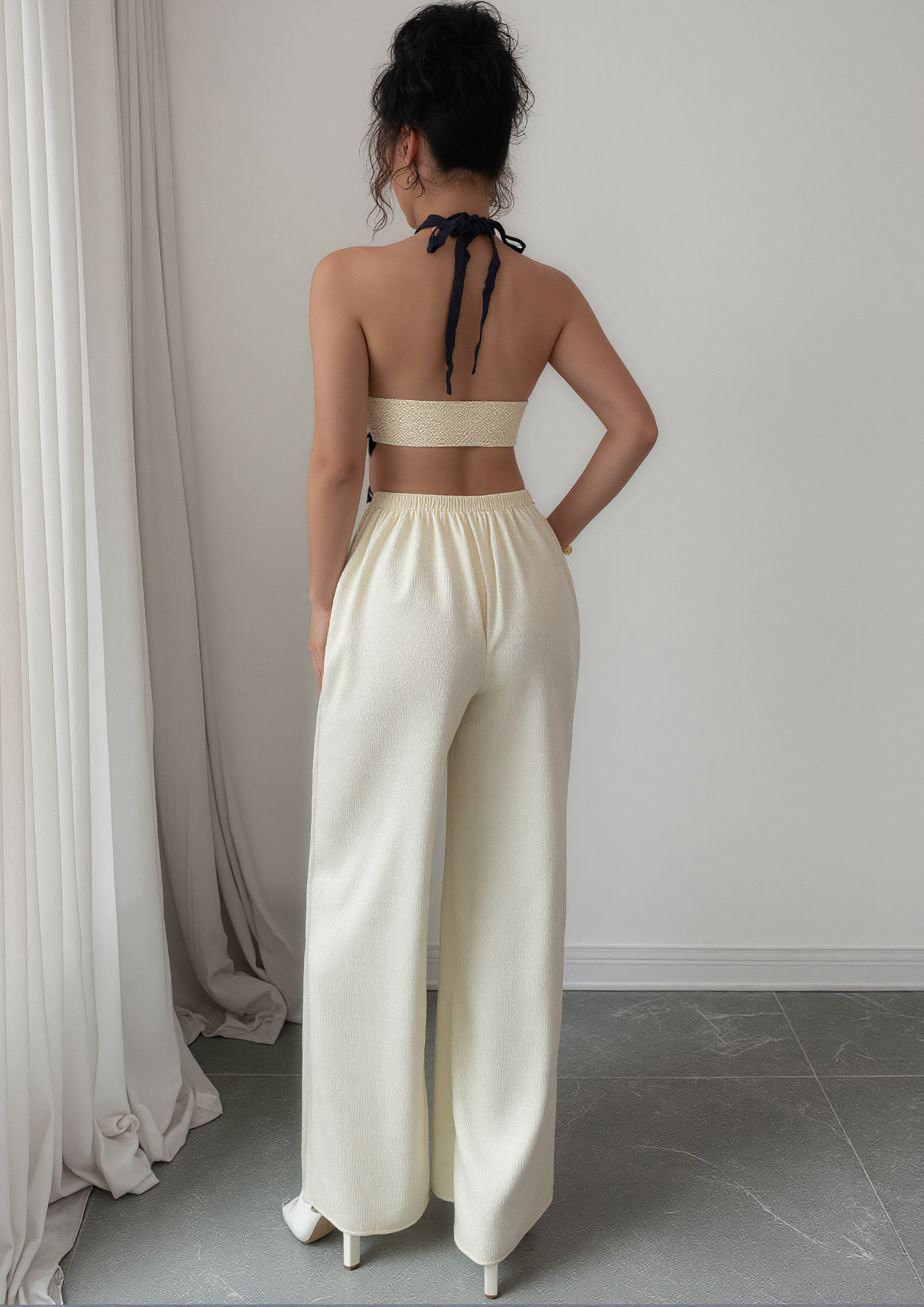 Ivory Halter Co-Ord Set