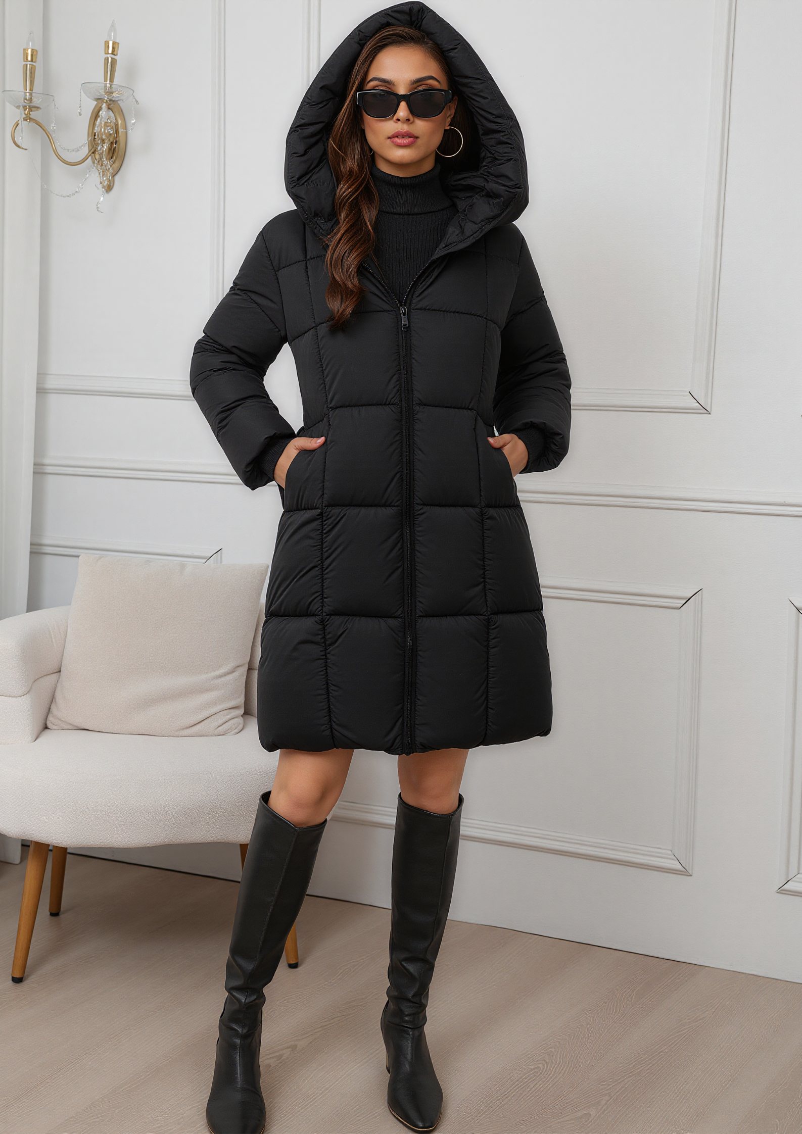 Long Puffer Coat