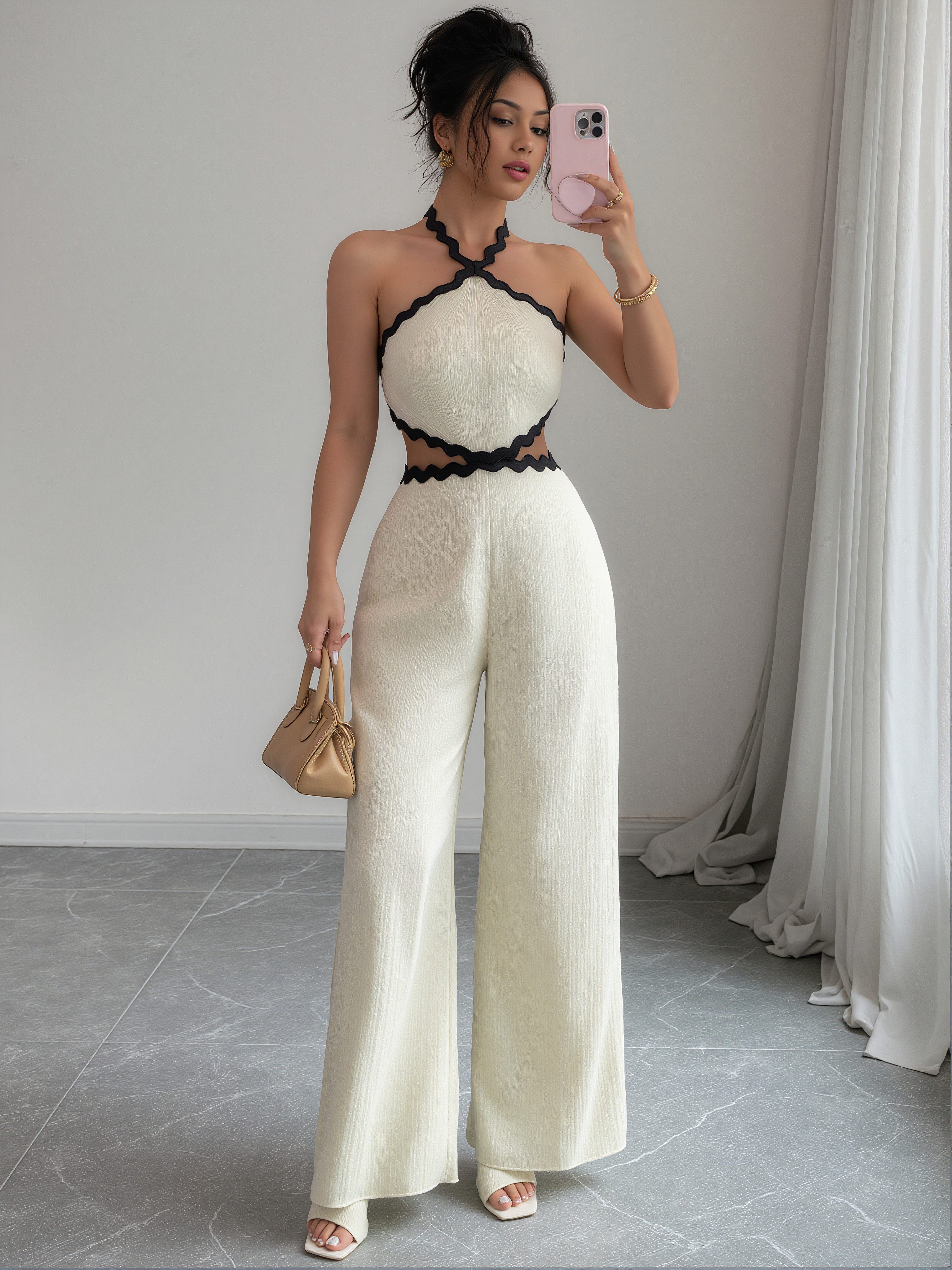 Ivory Halter Co-Ord Set