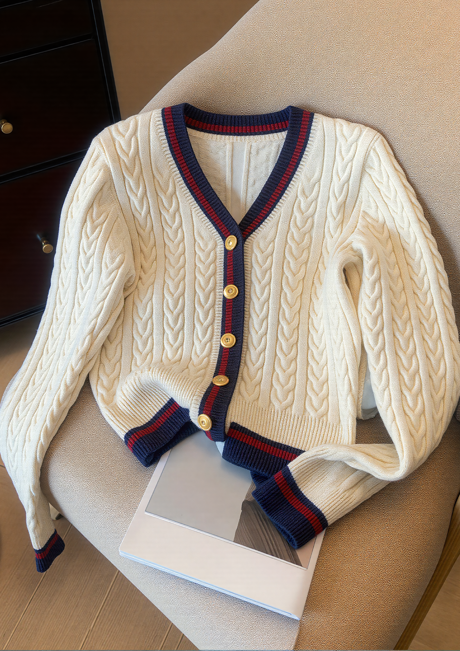 Cable Knit Cardigan