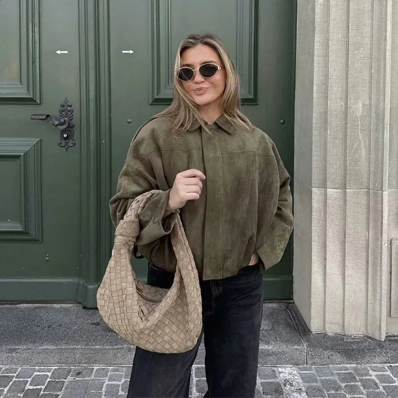 Women's Bomber Jacket -  Vyrelle Beauty