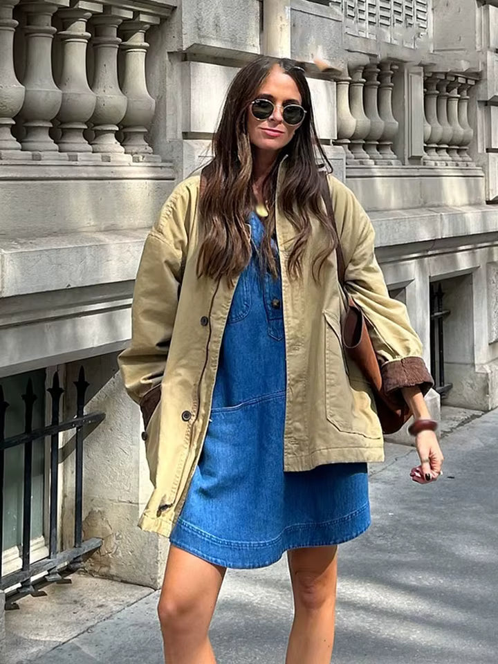 vintage style women's coat - Vyrelle Beauty